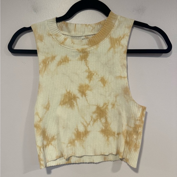 aerie Other - Aerie tie dye high neck ribbed tank top
